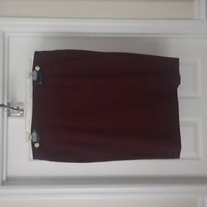 Anne Klein skirt Burgundy L